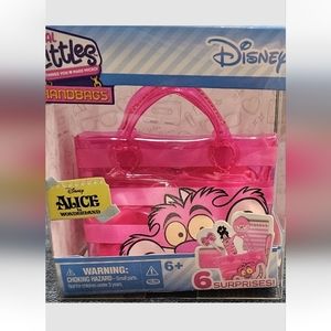Disney Real Littles Handbag backpack Alice In Wonderland Cheshire plus  6 Surpr